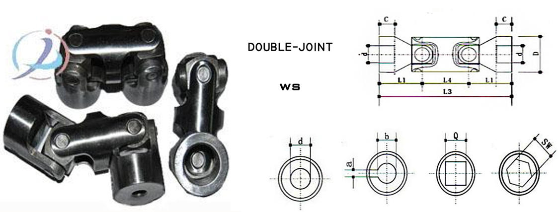 WS雙節(jié)式十字軸萬向節(jié)及圖紙 WS雙節(jié)式十字軸萬向節(jié)及圖紙
