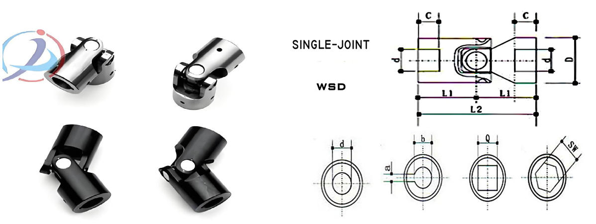WSD單節(jié)式十字軸萬向節(jié)及圖紙 WSD單節(jié)式十字軸萬向節(jié)及圖紙